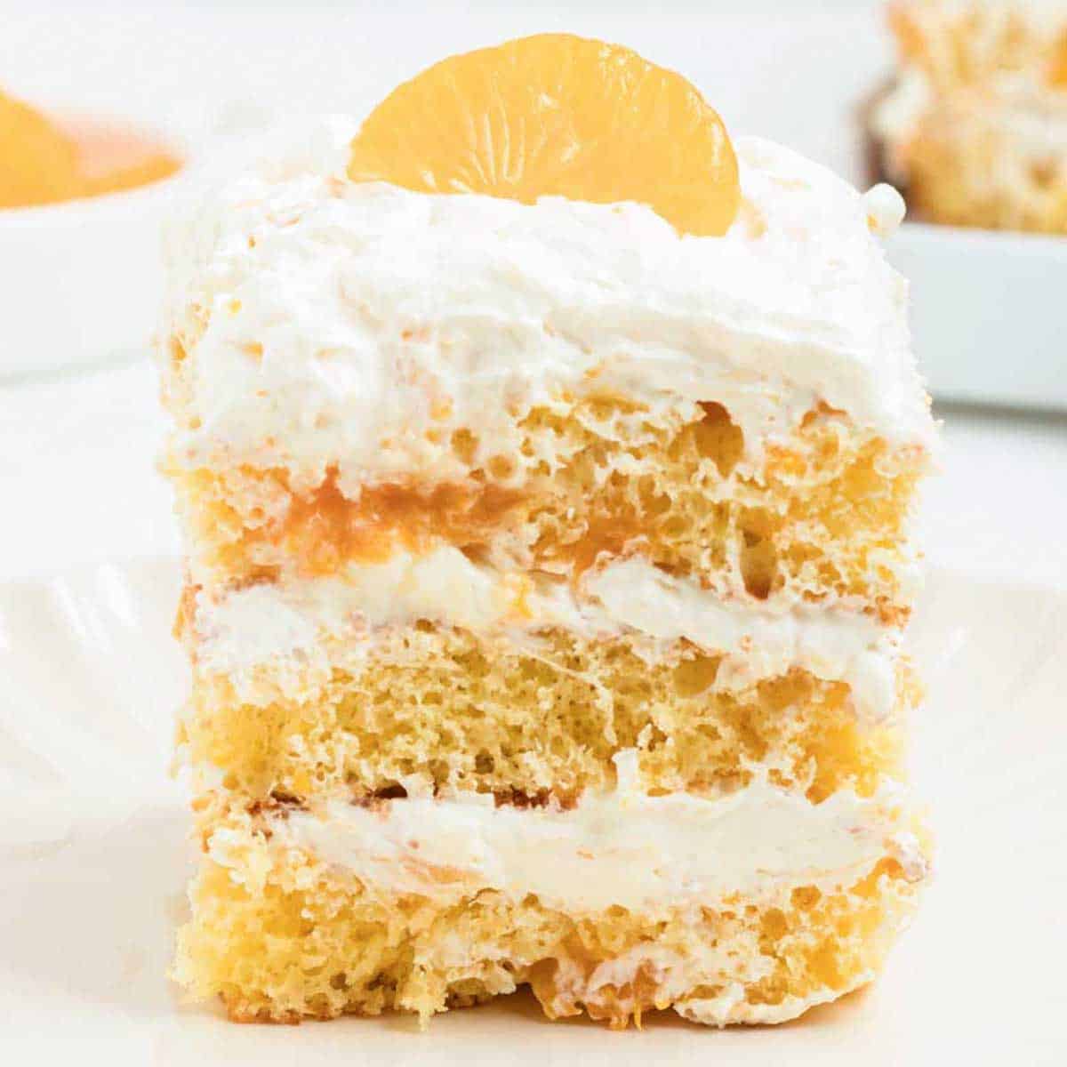 Orange Pineapple Pig Pickin' Cake - Tastes of Lizzy T