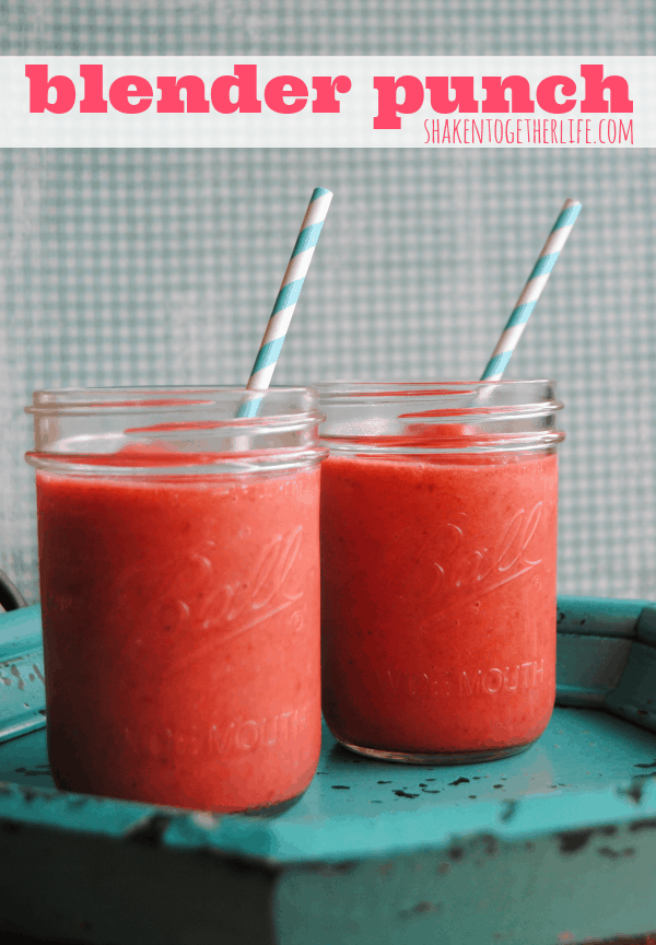 how to make a fruit punch smoothie