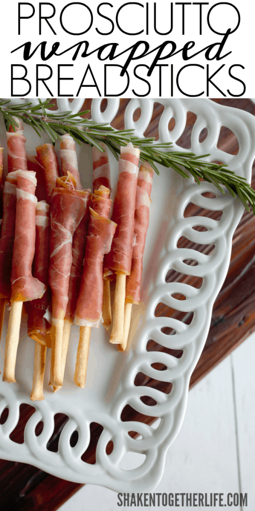 Prosciutto Wrapped Breadsticks - A 5 Minute Appetizer