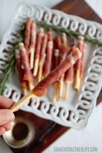 Prosciutto Wrapped Breadsticks - A 5 Minute Appetizer