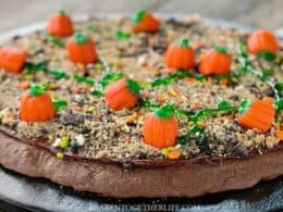 Pumpkin Patch Dessert Pizza Shaken Together