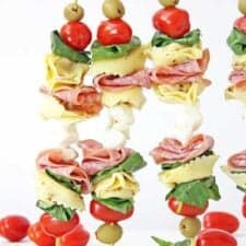 Antipasto Skewers with Tortellini - I Heart Vegetables