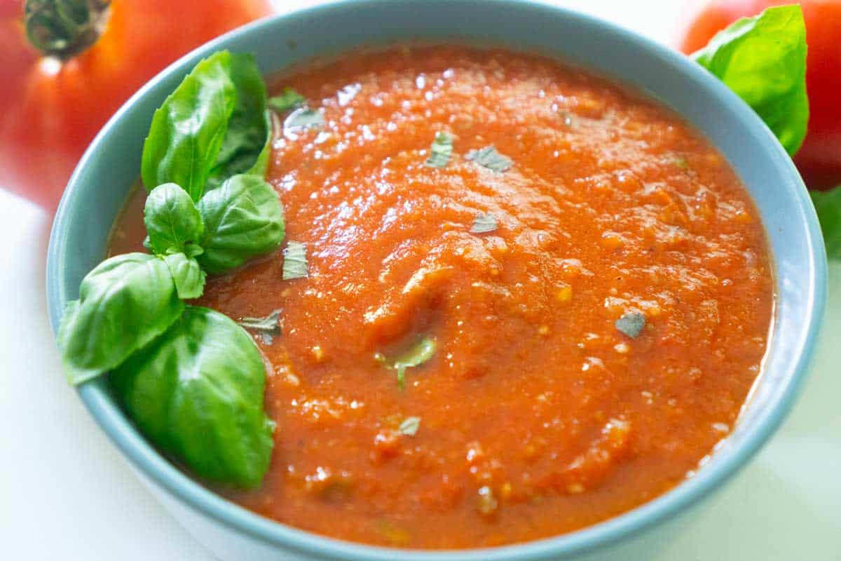 Fresh Tomato Marinara Sauce - Shaken Together