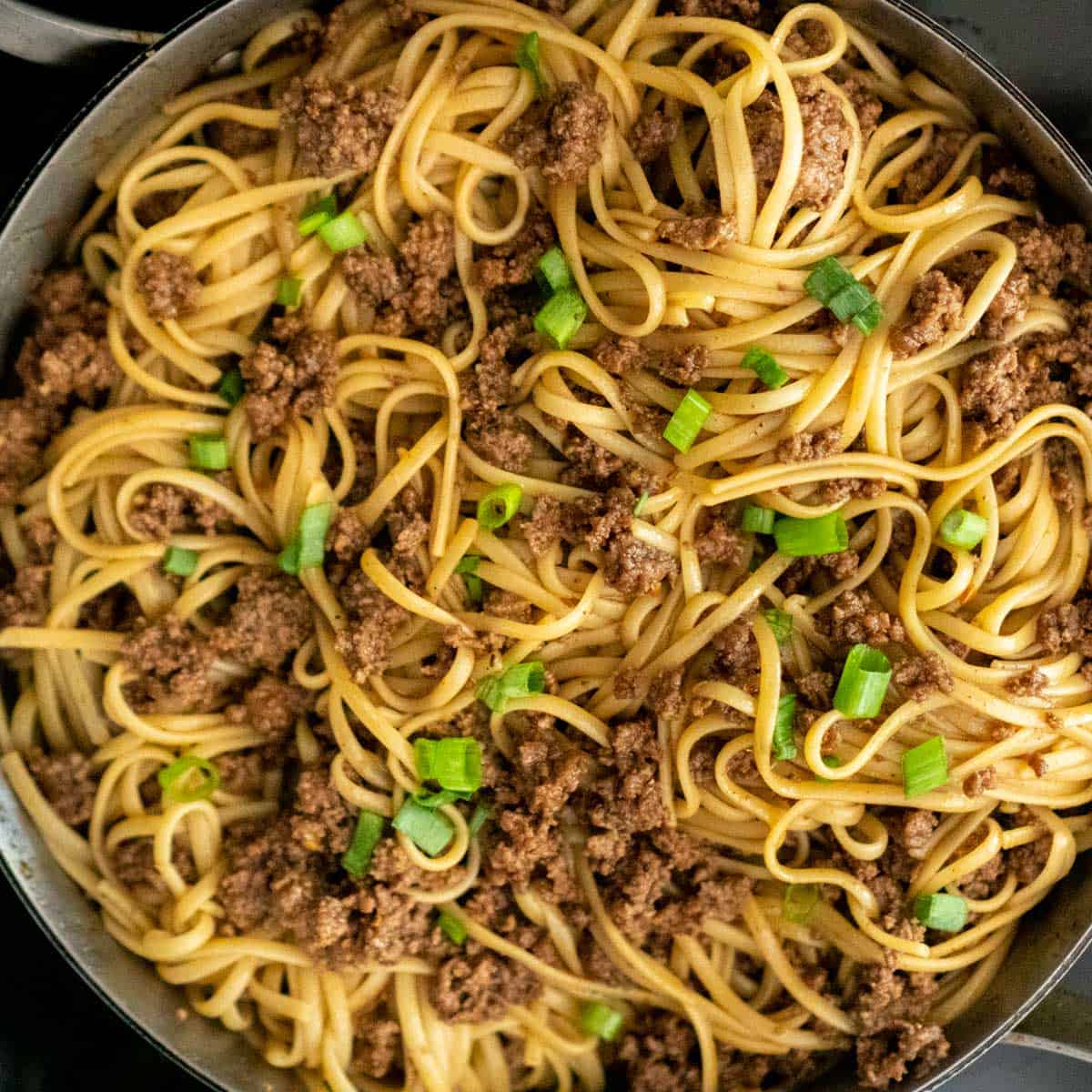 Ground Beef and Noodles (Asian Style) • Kroll's Korner