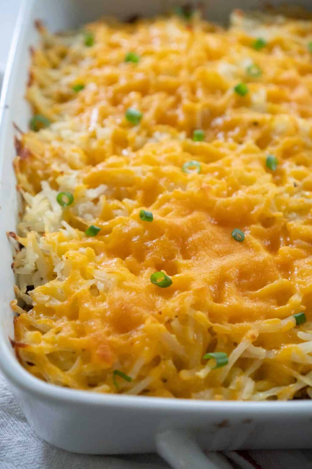 Hamburger Hash Brown Casserole - Shaken Together