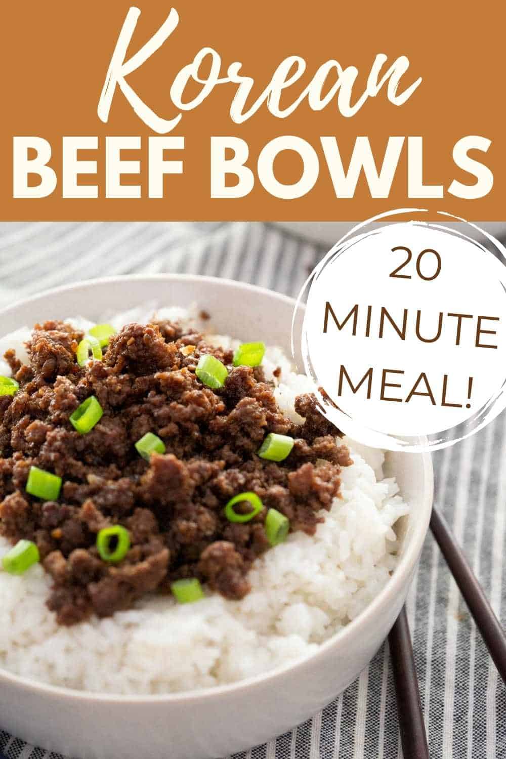 Korean Ground Beef & Rice Bowl - Shaken Together