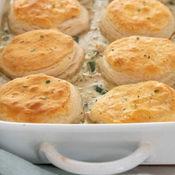 Chicken Pot Pie Casserole - Shaken Together