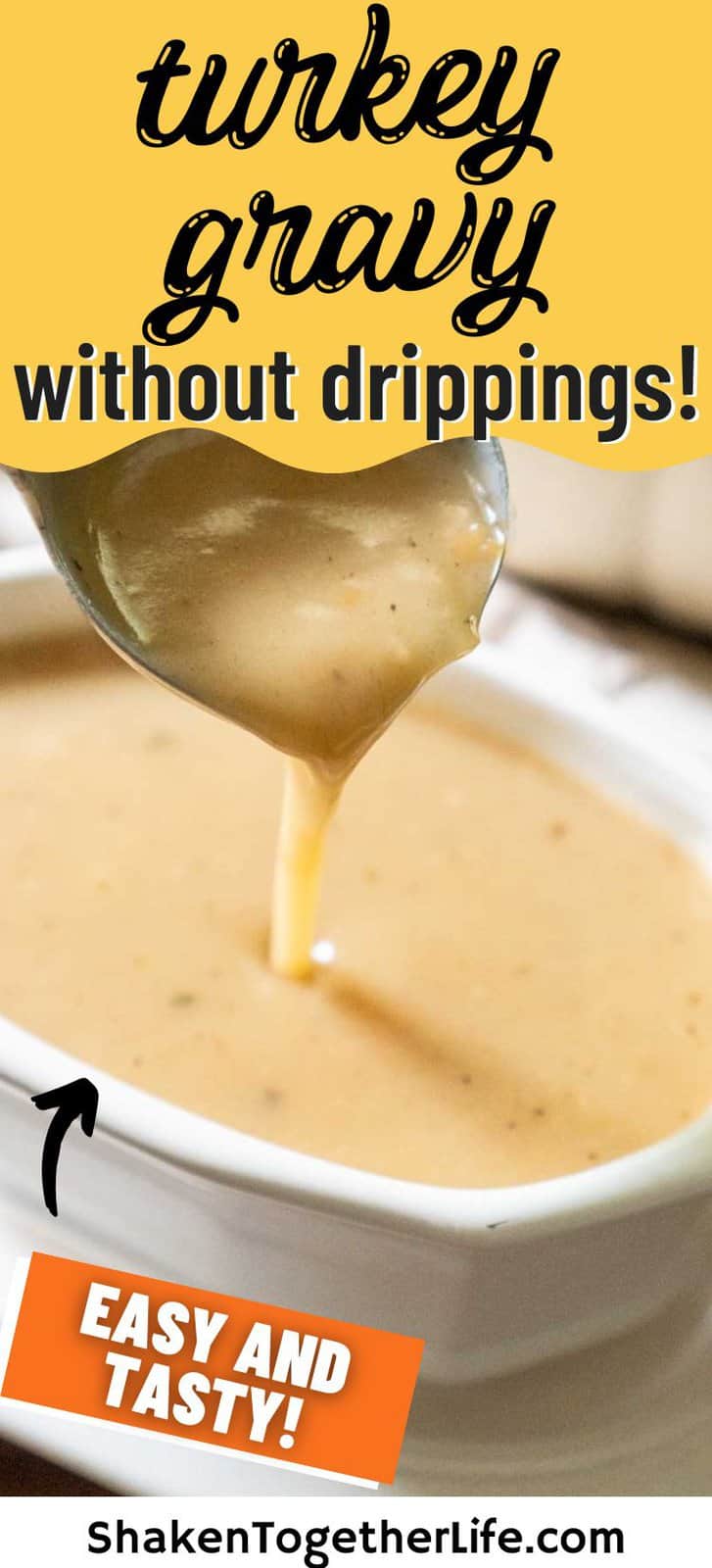 Turkey Gravy Without Drippings Shaken Together   Turkey Gravy Without Drippings Pin 