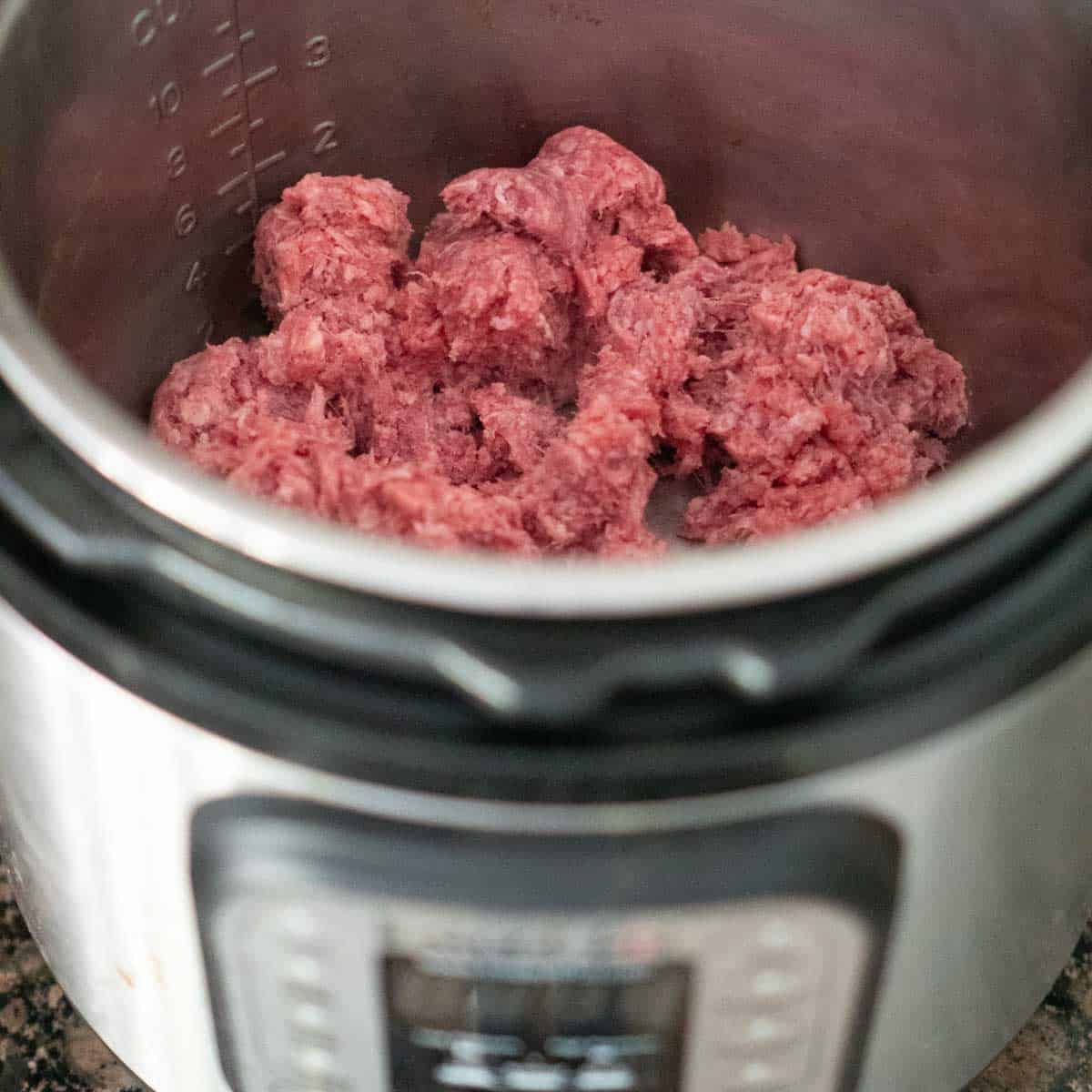 Instant Pot Ground Beef (Fresh or Frozen) - Shaken Together