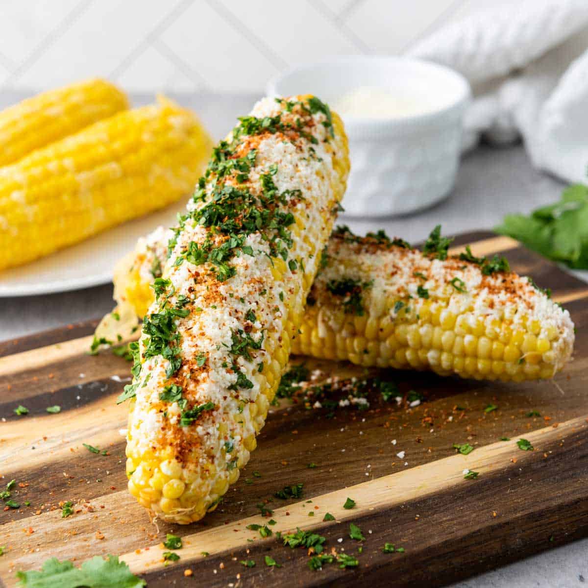Elotes (Mexican Street Corn Recipe) - Shaken Together