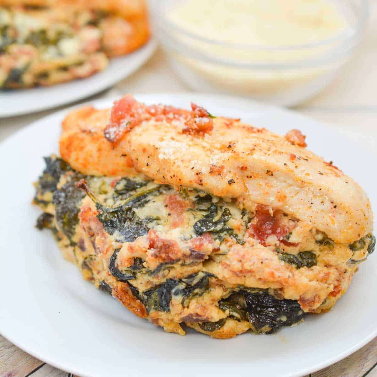 Spinach Stuffed Chicken Breasts