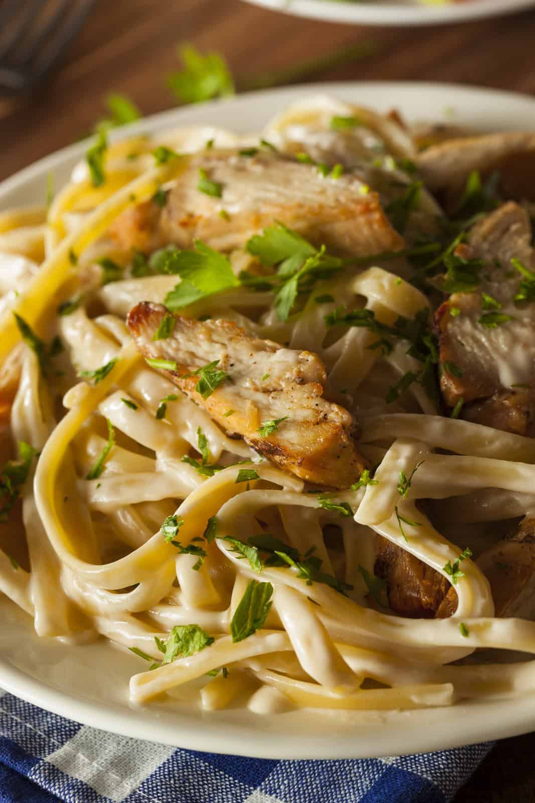 Creamy Mushroom Chicken Pasta - Shaken Together